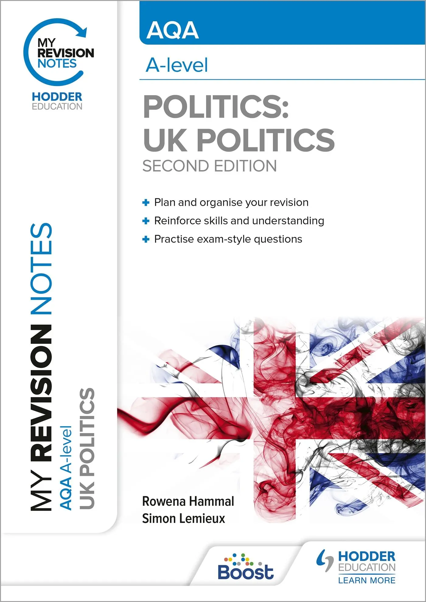 Cover: 9781398355309 | My Revision Notes: AQA A-level Politics: UK Politics Second Edition