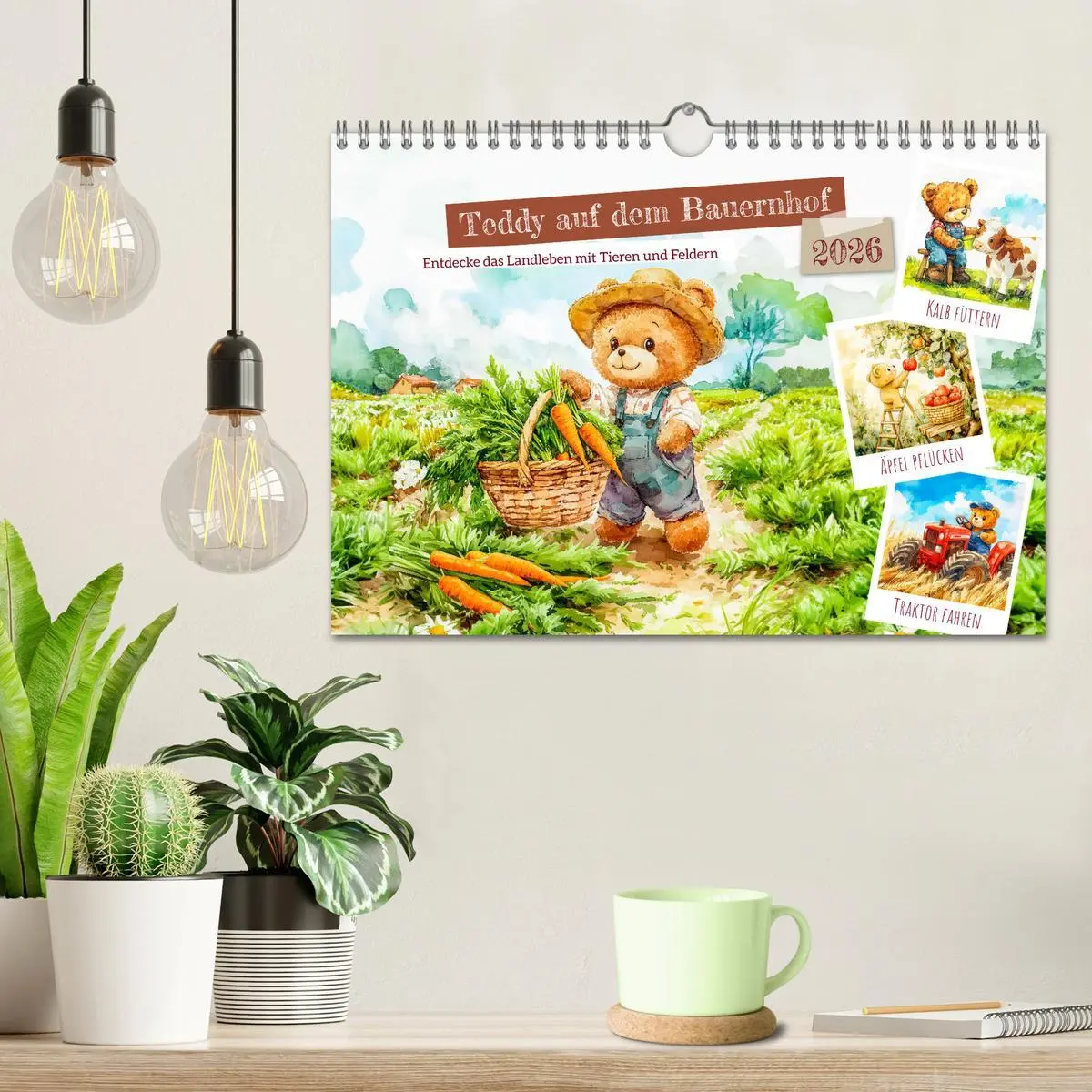 Bild: 9783457315309 | Teddy auf dem Bauernhof - Entdecke das Landleben mit Tieren und...