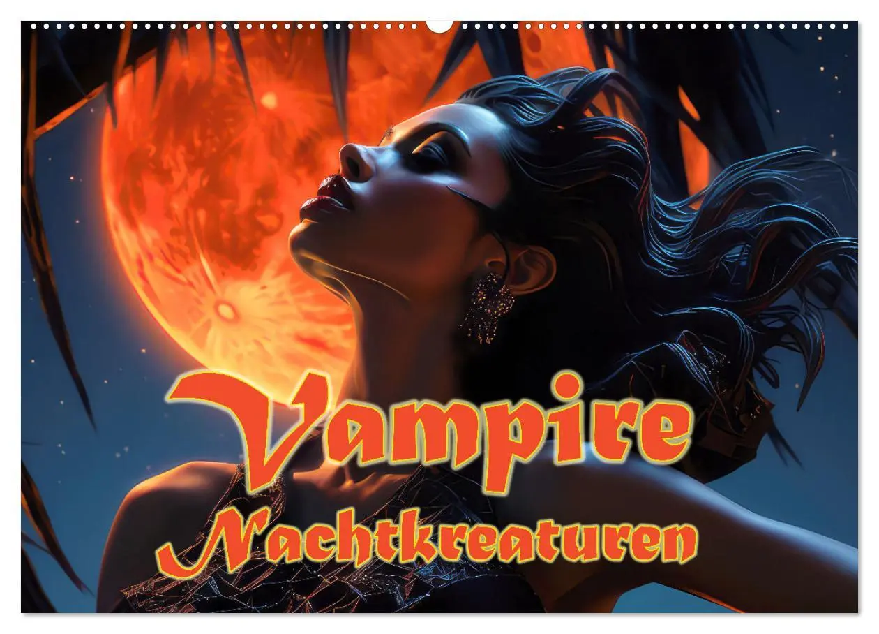 Cover: 9783457485309 | Vampire Nachtkreaturen (Wandkalender 2026 DIN A2 quer), CALVENDO...