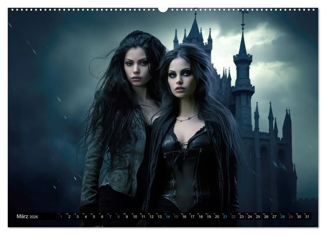 Bild: 9783457485309 | Vampire Nachtkreaturen (Wandkalender 2026 DIN A2 quer), CALVENDO...