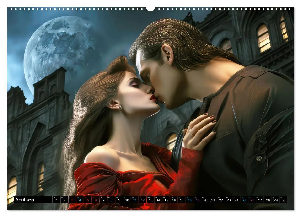 Bild: 9783457485309 | Vampire Nachtkreaturen (Wandkalender 2026 DIN A2 quer), CALVENDO...