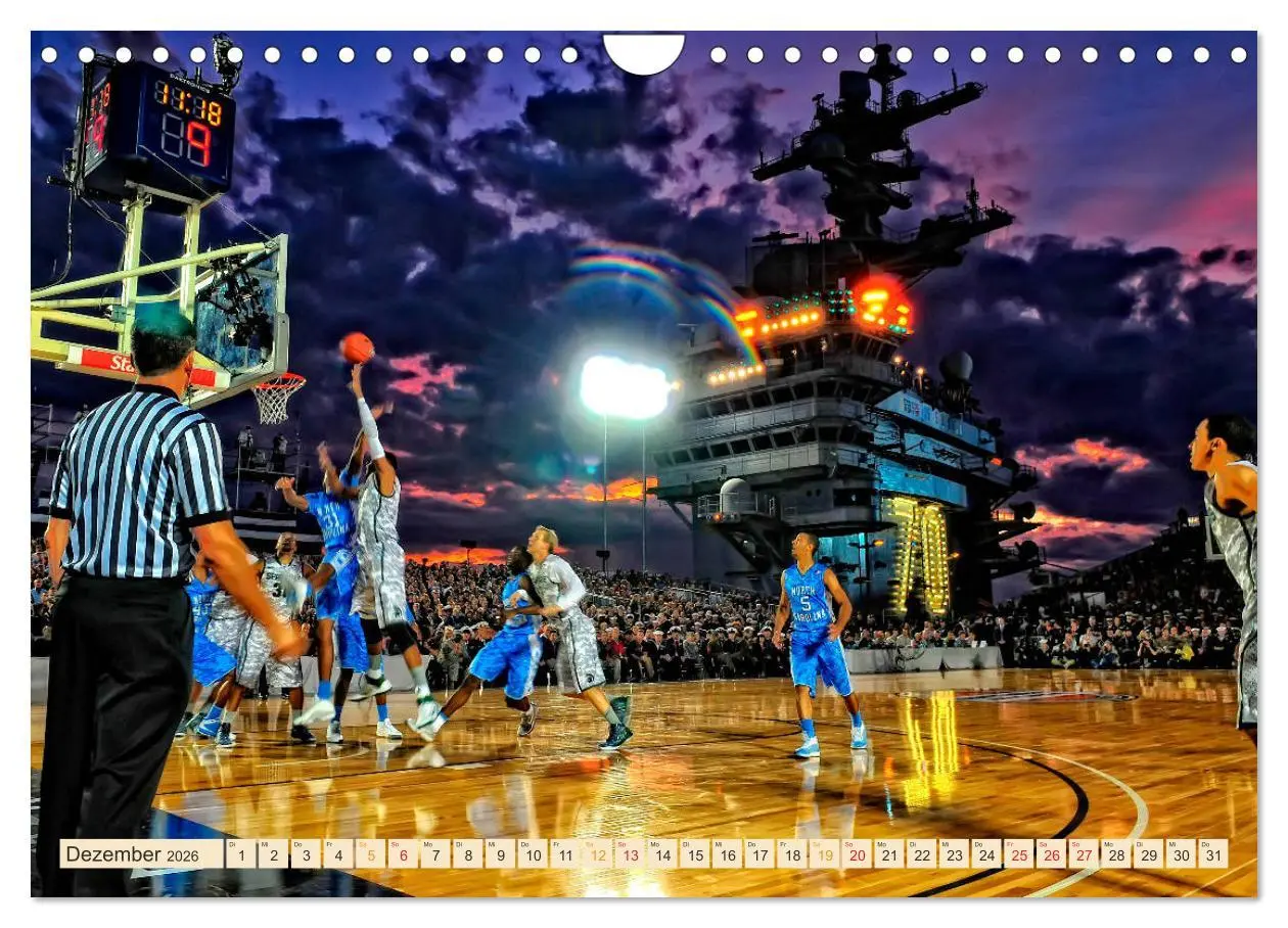 Bild: 9783457865309 | Basketball - so cool (Wandkalender 2026 DIN A4 quer), CALVENDO...