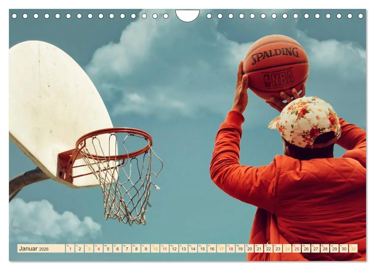 Bild: 9783457865309 | Basketball - so cool (Wandkalender 2026 DIN A4 quer), CALVENDO...