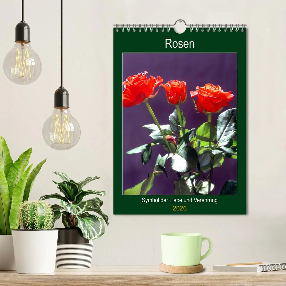 Bild: 9783516405309 | Rosen - Symbol der Liebe und Verehrung (Wandkalender 2026 DIN A4...