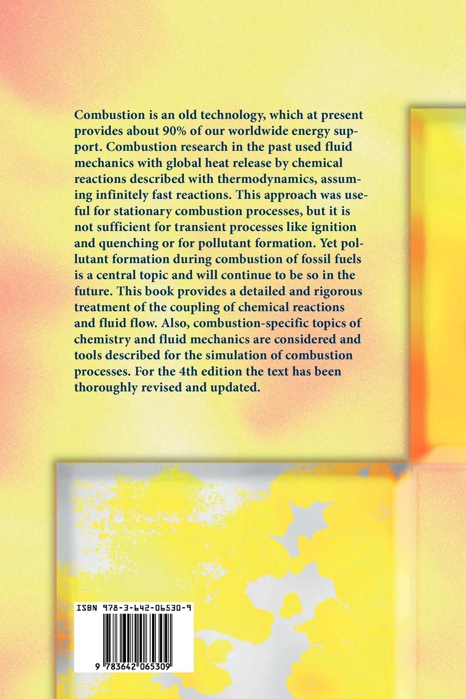 Rückseite: 9783642065309 | Combustion | J. Warnatz (u. a.) | Taschenbuch | xii | Englisch | 2010