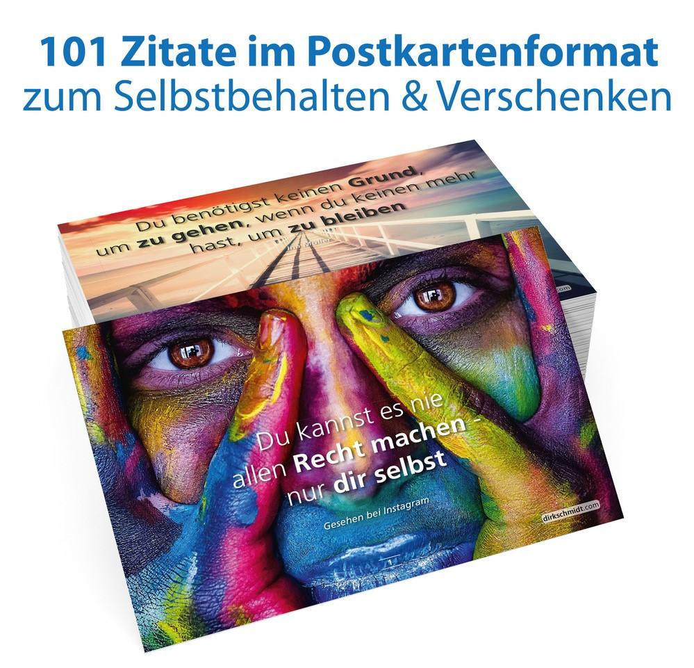 Bild: 9783982255309 | MUTivationsbox 2 - 101 Zitate auf Designerpostkarten | Dirk Schmidt