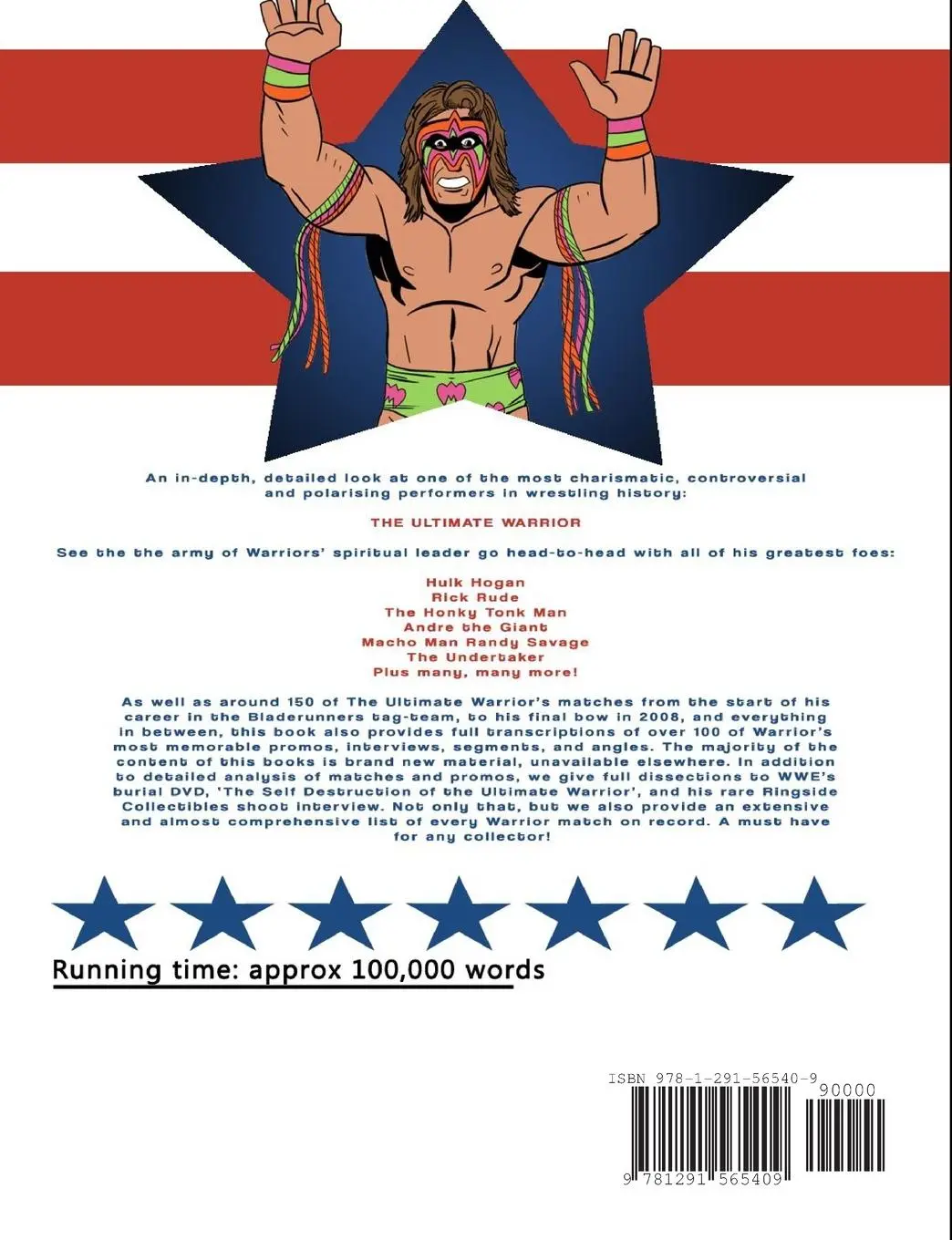 Rückseite: 9781291565409 | Superstar Series | The Ultimate Warrior | James Dixon (u. a.) | Buch