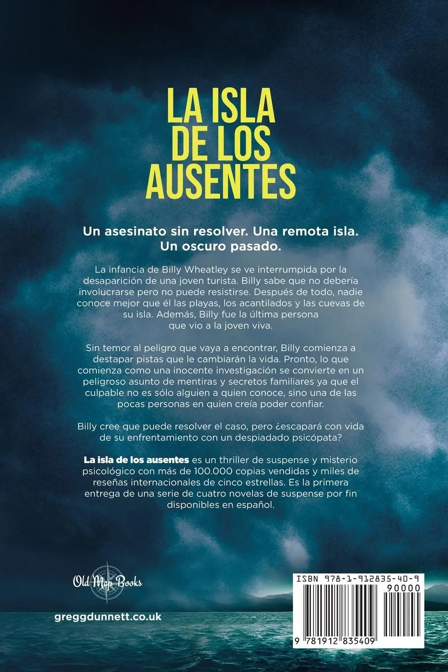 Rückseite: 9781912835409 | La isla de los ausentes | Gregg Dunnett | Taschenbuch | Spanisch