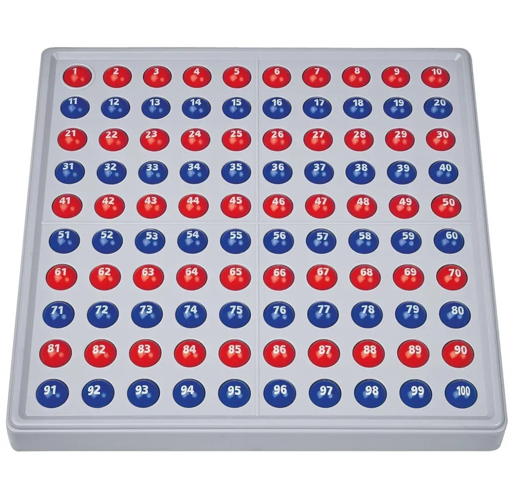 Cover: 9783039765409 | SCHUBI ABACO 100 mit Zahlen | Modell A 10/10 Kugeln (rot/blau) | Buch