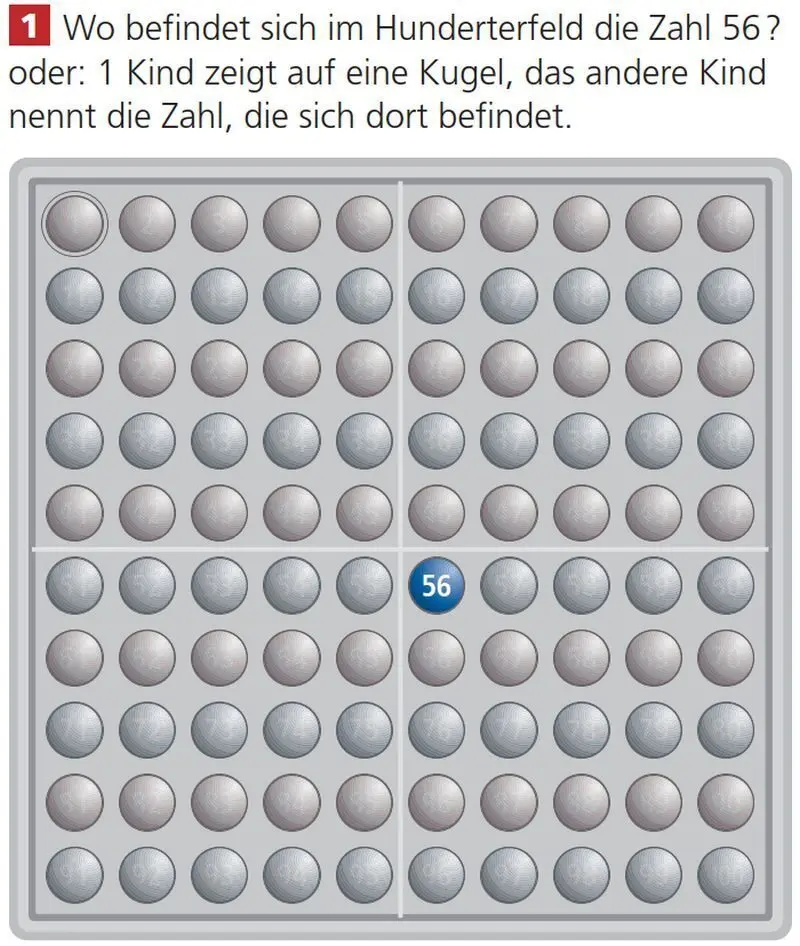 Bild: 9783039765409 | SCHUBI ABACO 100 mit Zahlen | Modell A 10/10 Kugeln (rot/blau) | Buch
