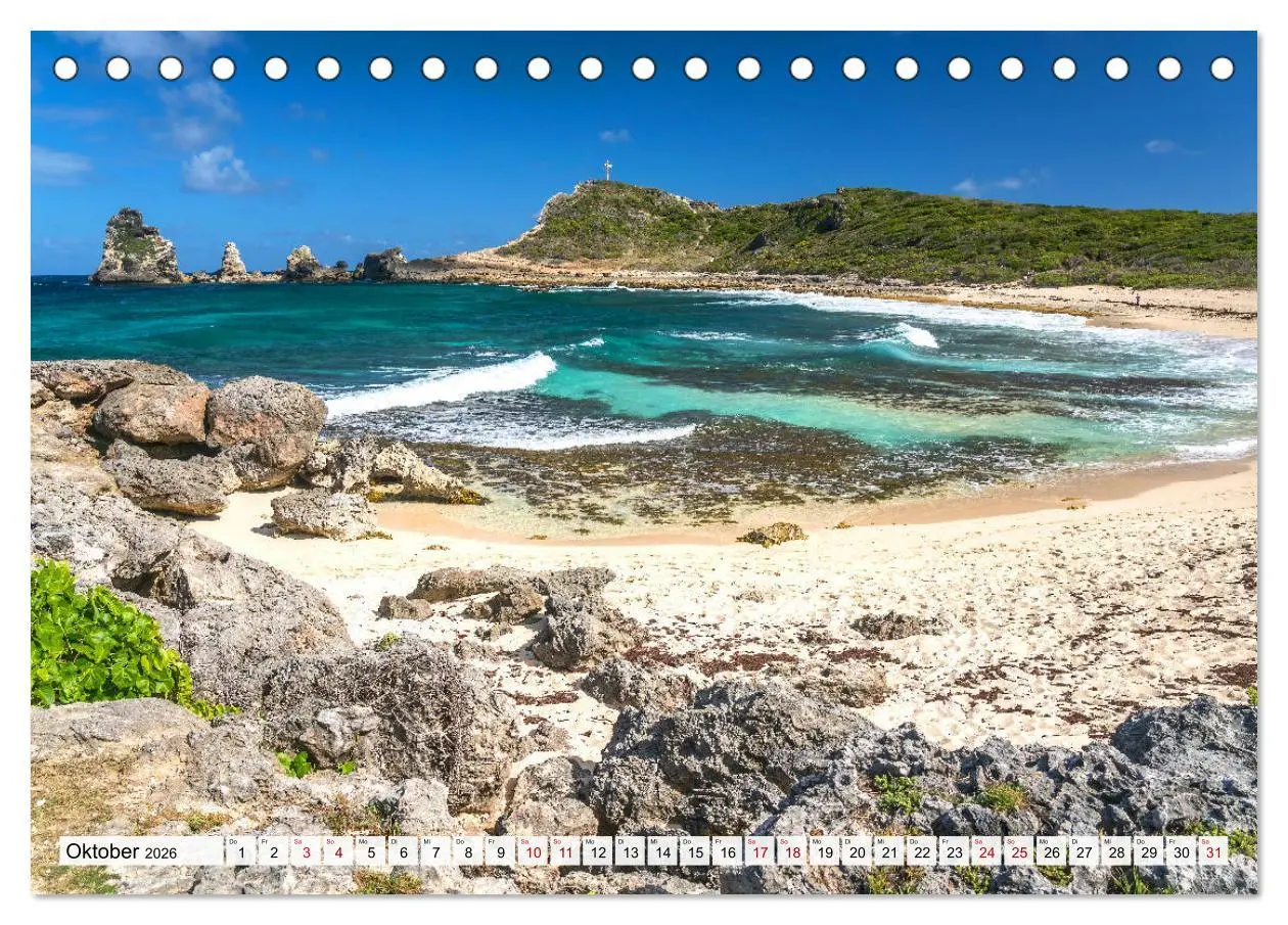 Bild: 9783457785409 | Karibik - Guadeloupe (Tischkalender 2026 DIN A5 quer), CALVENDO...