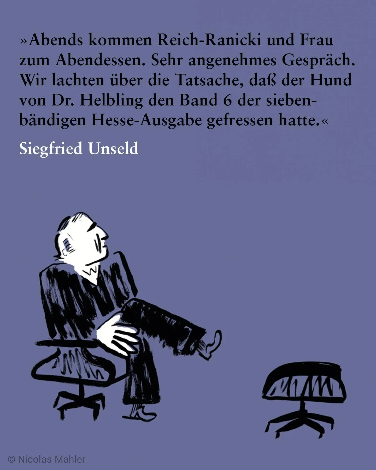 Bild: 9783518475409 | Ach die dumme Literatur! | Nicolas Mahler | Buch | 120 S. | Deutsch