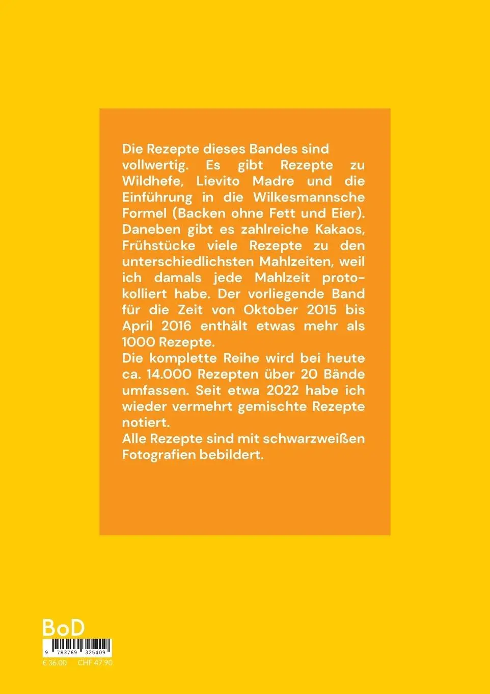 Rückseite: 9783769325409 | Meine Rezeptebibliothek 11 | Oktober 2015 bis Februar 2016 | Buch