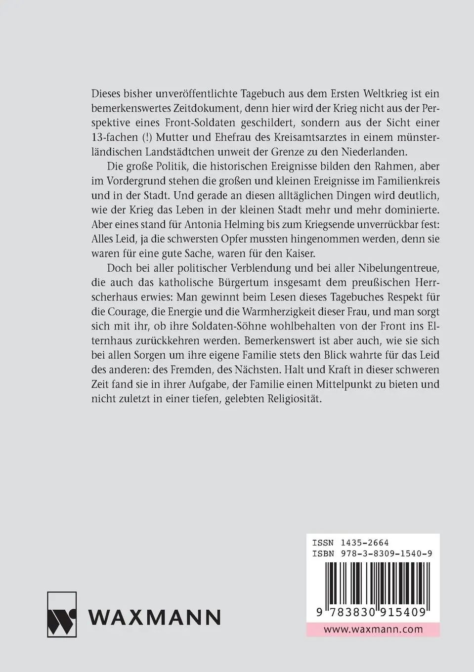 Rückseite: 9783830915409 | "Mutters Kriegstagebuch" | Helming Antonia | Taschenbuch | 344 S.