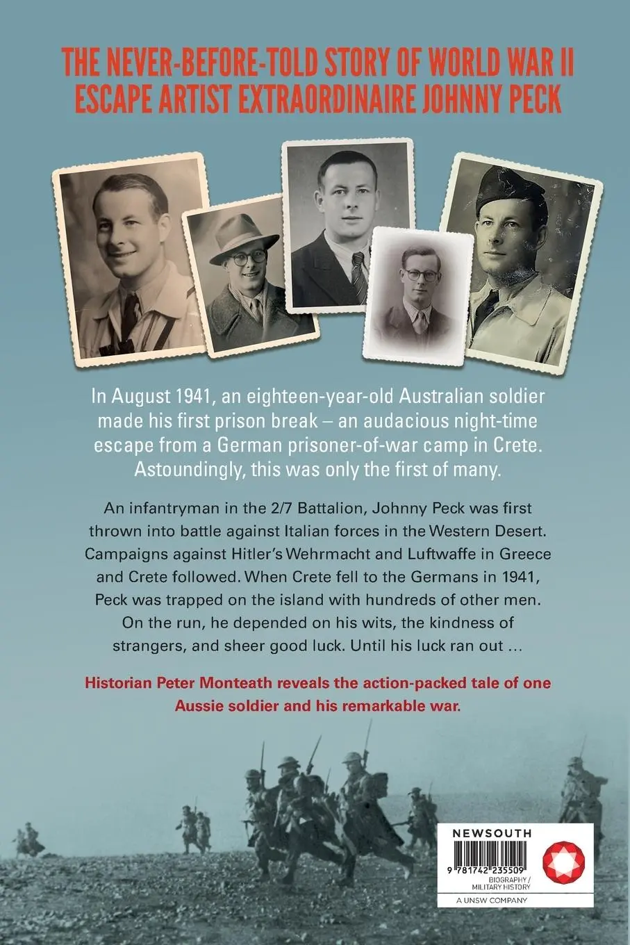 Rückseite: 9781742235509 | Escape Artist | The incredible Second World War of Johnny Peck | Buch