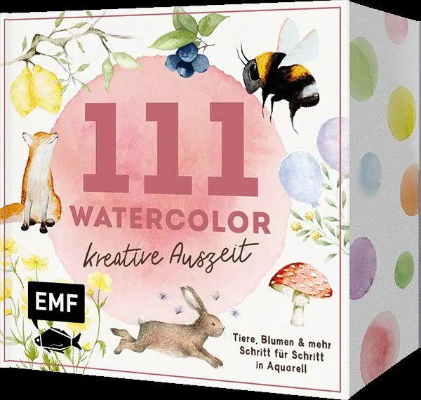 Cover: 9783745935509 | 111 Watercolor - Kreative Auszeit | Edition Michael Fischer | Buch