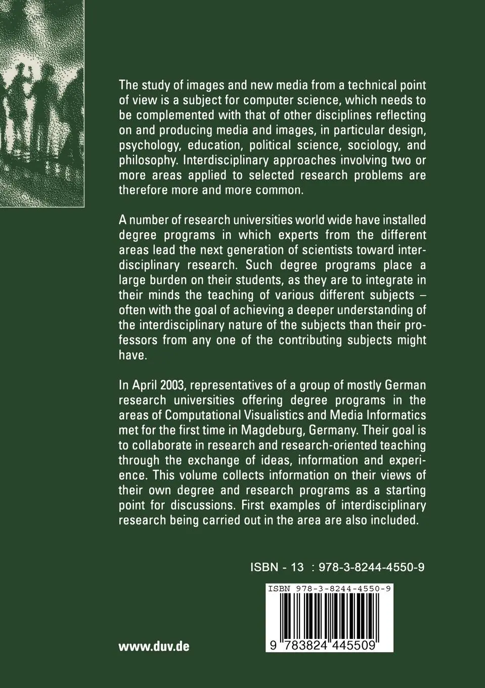 Rückseite: 9783824445509 | Computational Visualistics, Media Informatics, and Virtual Communities