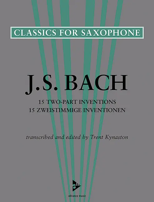Cover: 9783892215509 | 15 zweistimmige Inventionen | 2 Saxophone. Spielpartitur. | Kynaston