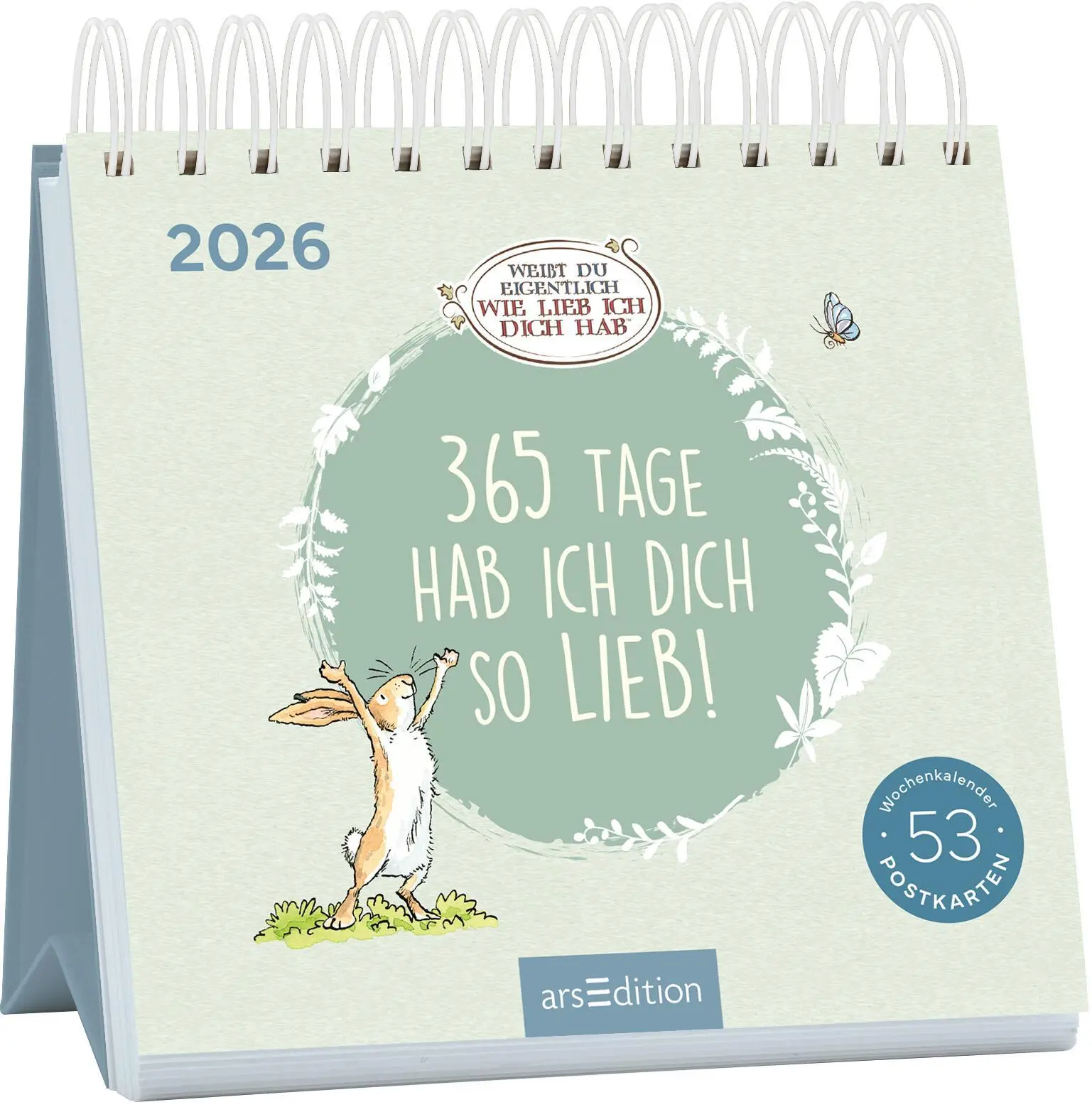 Cover: 4014489135609 | Postkartenkalender Weißt du eigentlich, wie lieb ich dich hab? 2026