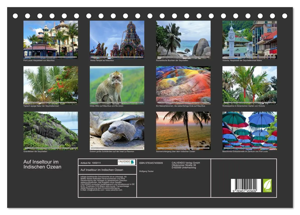 Bild: 9783457455609 | Auf Inseltour im Indischen Ozean (Tischkalender 2026 DIN A5 quer),...