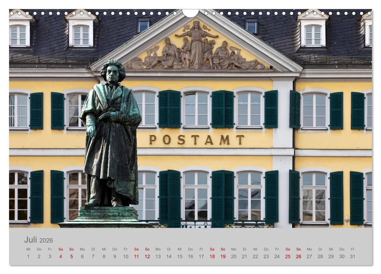 Bild: 9783457765609 | Bonn Die Stadt am Rhein (Wandkalender 2026 DIN A3 quer), CALVENDO...