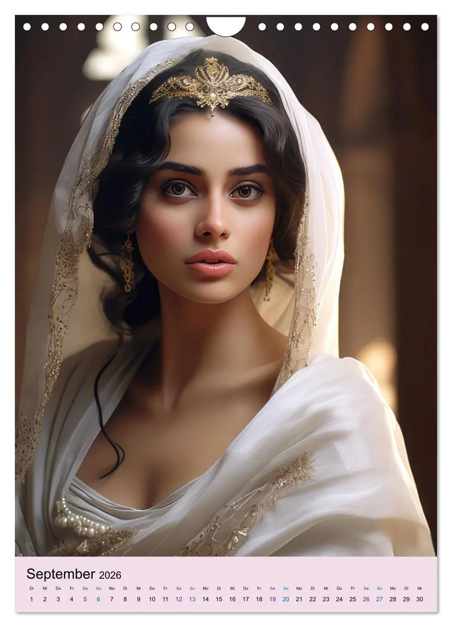 Bild: 9783516305609 | Arabische Prinzessinnen Fantasiebilder (Wandkalender 2026 DIN A4...