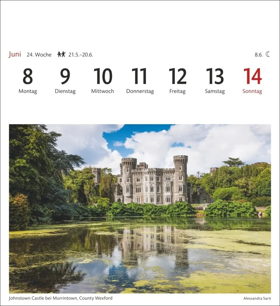 Bild: 9783840035609 | Irland Sehnsuchtskalender 2026 - Wochenkalender mit 53 Postkarten