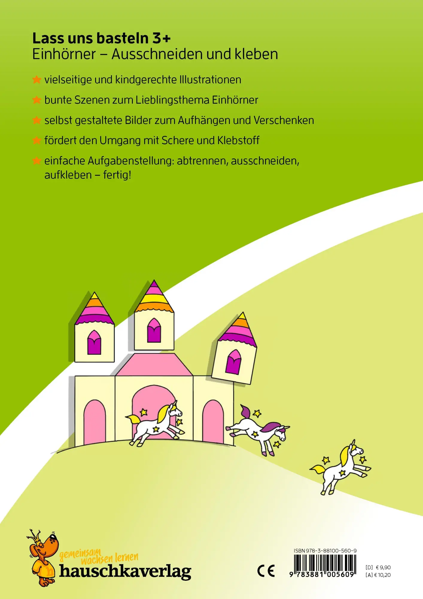 Bild: 9783881005609 | Lass uns basteln - Ausschneiden und kleben ab 3 Jahre - Einhörner