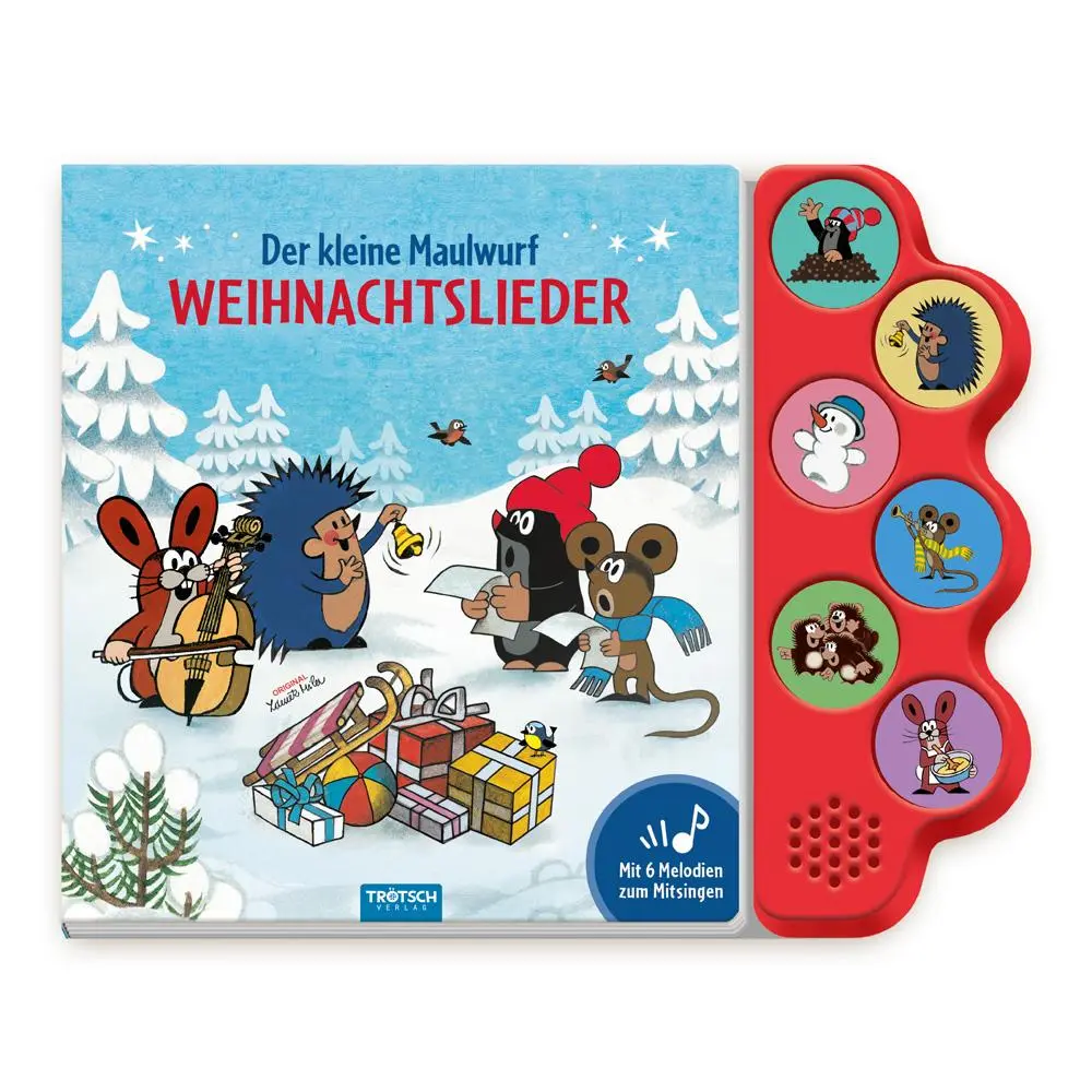 Cover: 9783988025609 | TRÖTSCH - Der kleine Maulwurf Soundbuch Weihnachtslieder Ab 18 Monaten