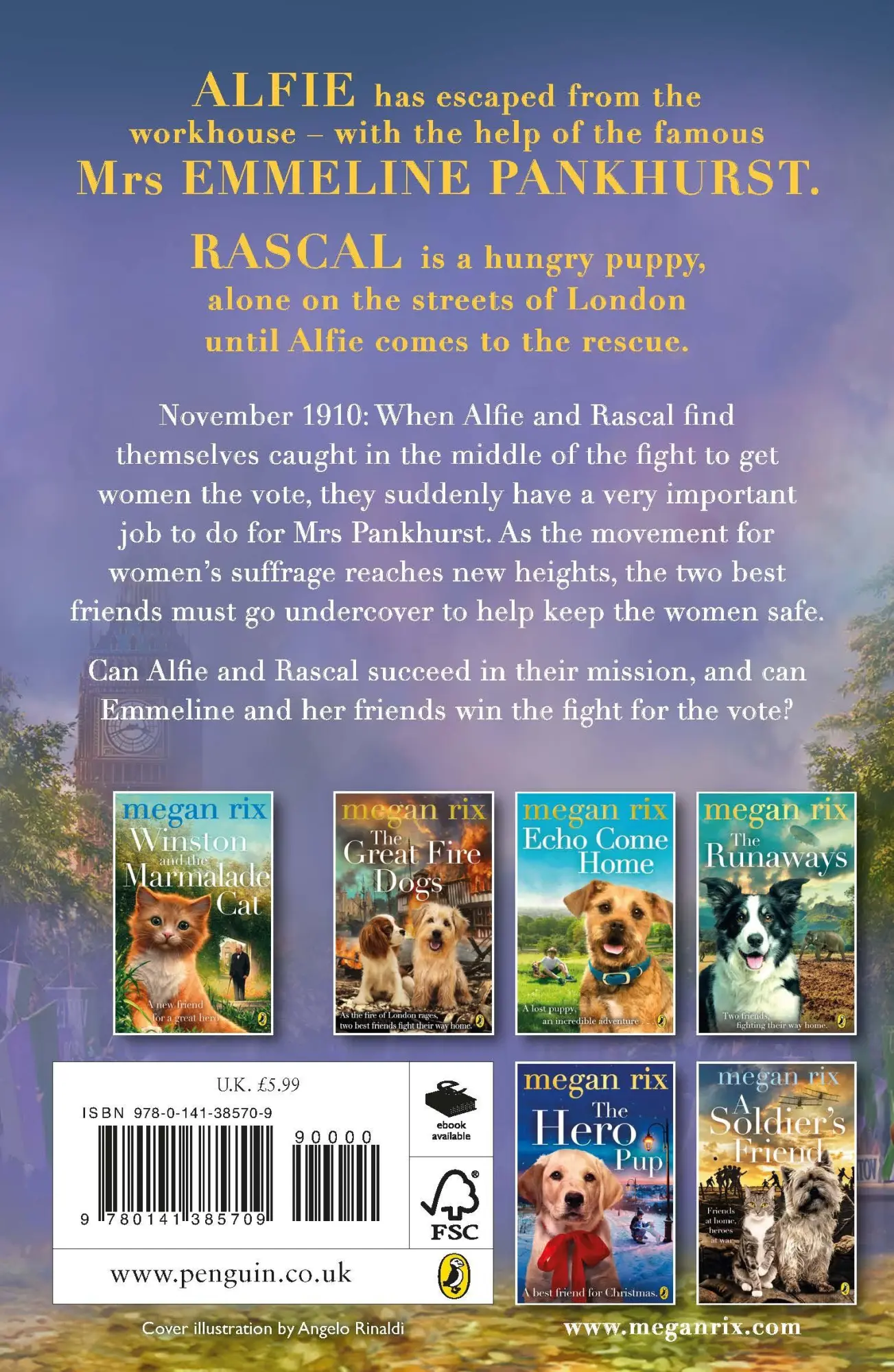 Rückseite: 9780141385709 | Emmeline and the Plucky Pup | Megan Rix | Taschenbuch | Englisch
