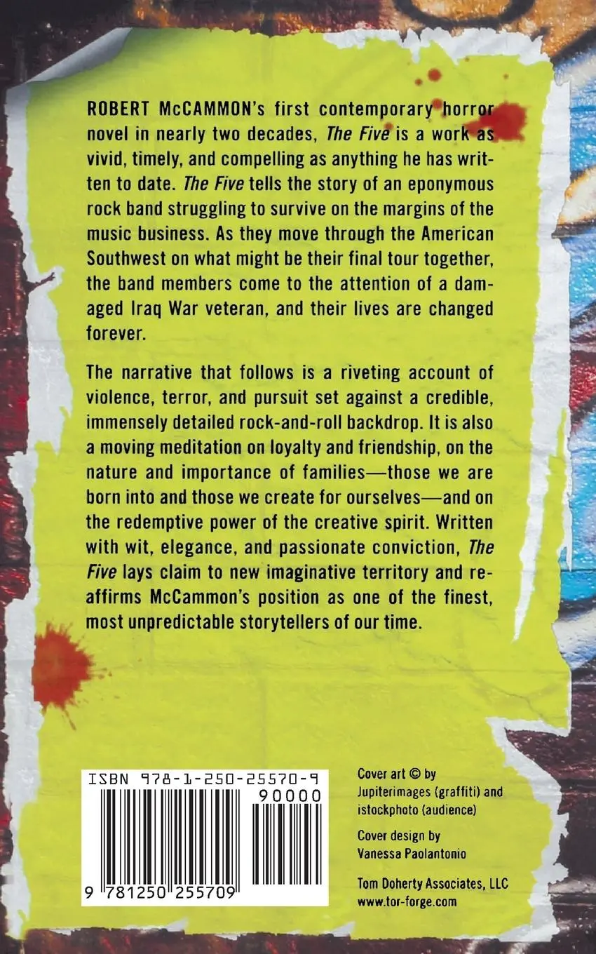 Rückseite: 9781250255709 | Five | Robert Mccammon | Taschenbuch | Kartoniert / Broschiert | 2013