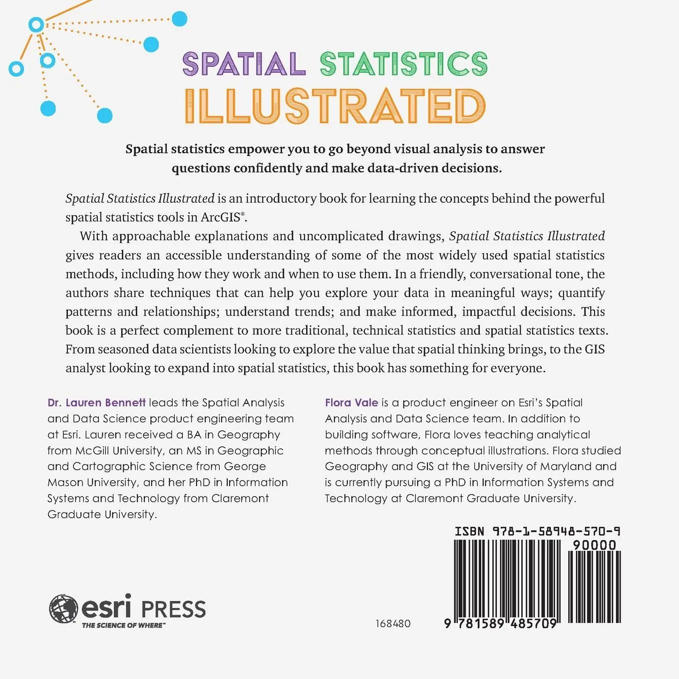 Rückseite: 9781589485709 | Spatial Statistics Illustrated | Lauren Bennett (u. a.) | Taschenbuch
