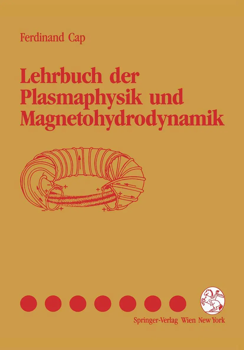 Cover: 9783211825709 | Lehrbuch der Plasmaphysik und Magnetohydrodynamik | Ferdinand Cap | ix