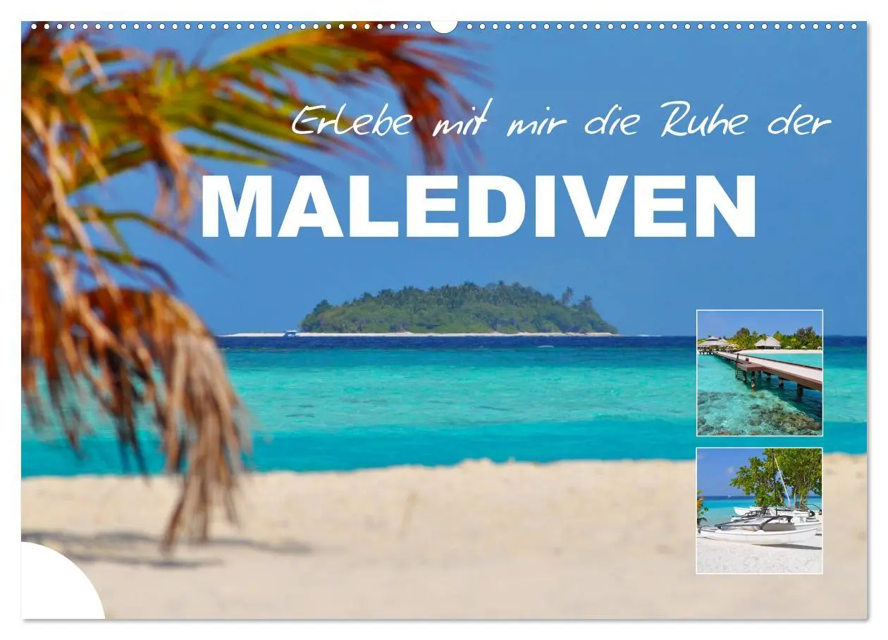 Cover: 9783435115709 | Erlebe mit mir die Ruhe der Malediven (Wandkalender 2025 DIN A2...