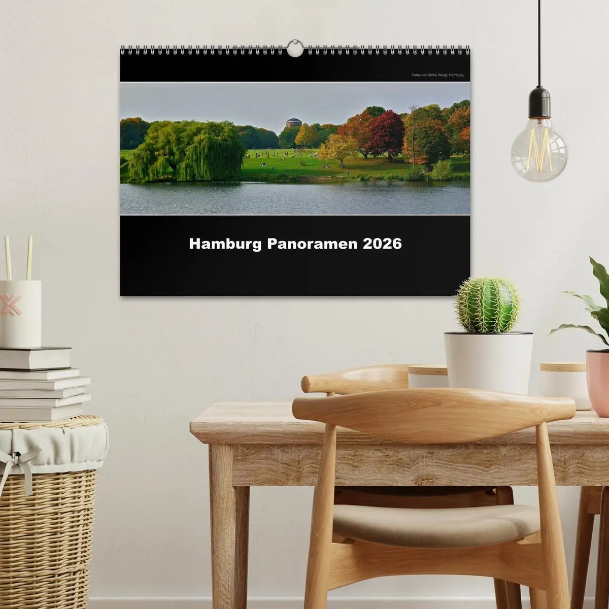 Bild: 9783516155709 | Hamburg Panoramen 2026 (Wandkalender 2026 DIN A3 quer), CALVENDO...