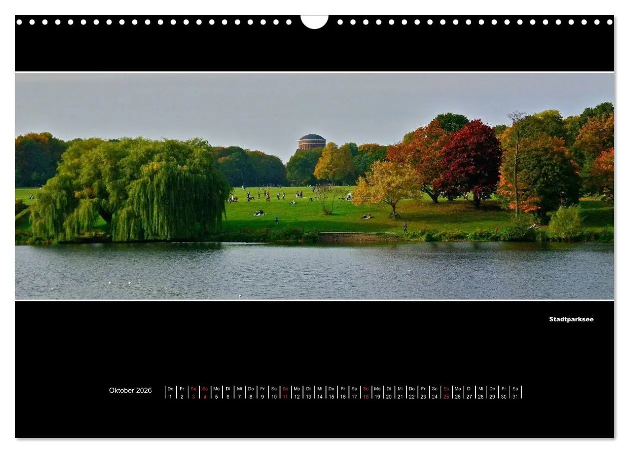 Bild: 9783516155709 | Hamburg Panoramen 2026 (Wandkalender 2026 DIN A3 quer), CALVENDO...