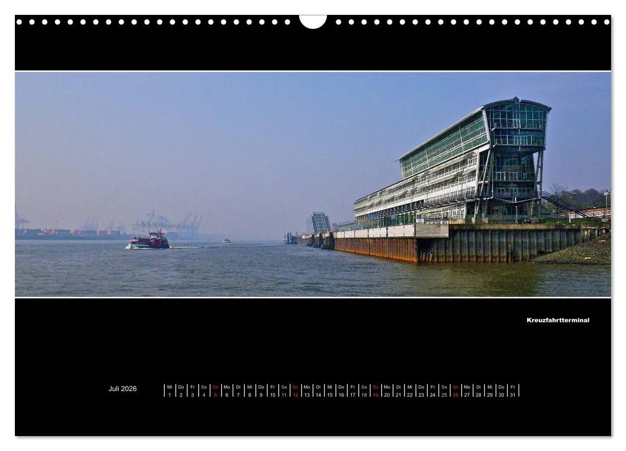 Bild: 9783516155709 | Hamburg Panoramen 2026 (Wandkalender 2026 DIN A3 quer), CALVENDO...