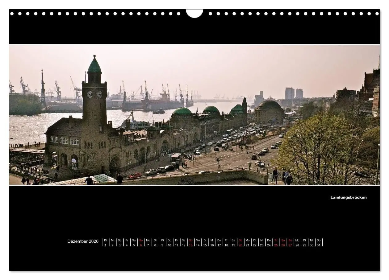 Bild: 9783516155709 | Hamburg Panoramen 2026 (Wandkalender 2026 DIN A3 quer), CALVENDO...
