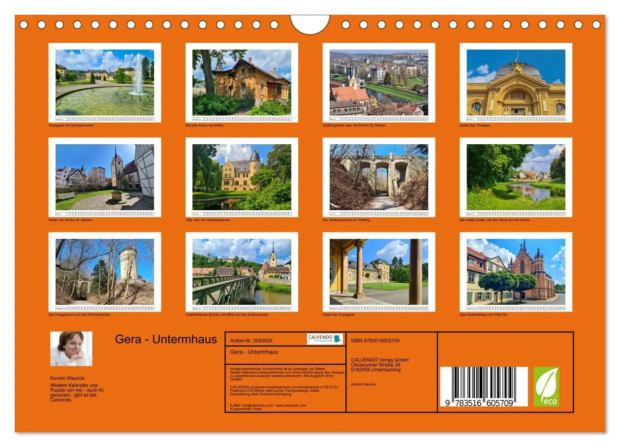 Bild: 9783516605709 | Gera - Untermhaus (Wandkalender 2026 DIN A4 quer), CALVENDO...