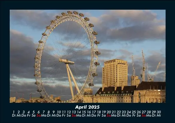 Bild: 9783755985709 | London 2025 Fotokalender DIN A5 | Tobias Becker | Kalender | Deutsch
