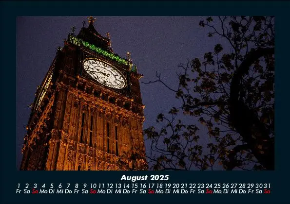 Bild: 9783755985709 | London 2025 Fotokalender DIN A5 | Tobias Becker | Kalender | Deutsch