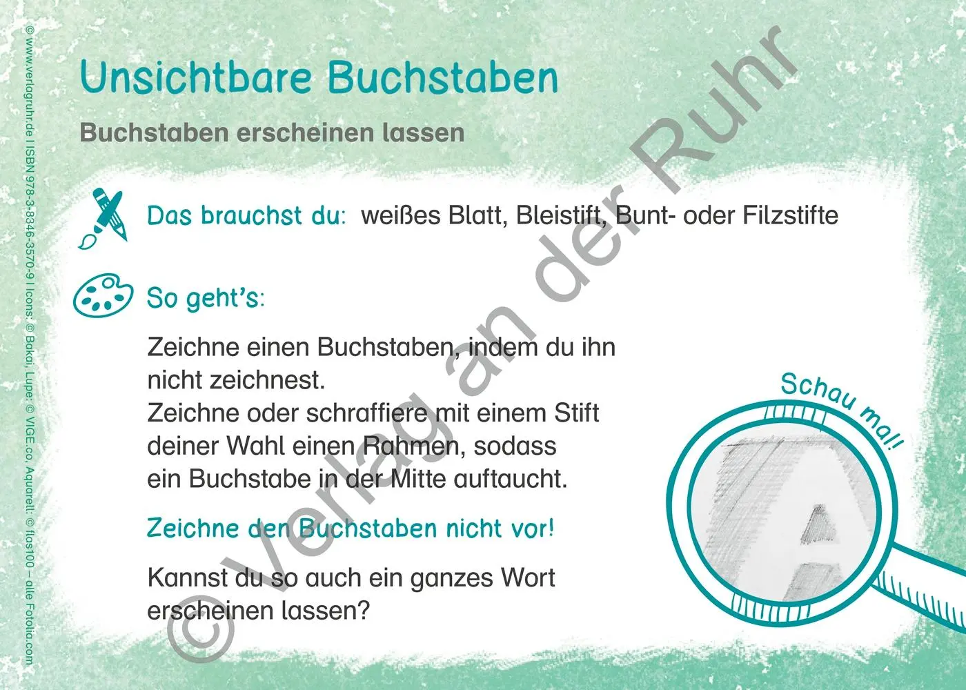 Bild: 9783834635709 | Die kreative Lückenfüller-Kartei für den Kunstunterricht | Box | 30 S.