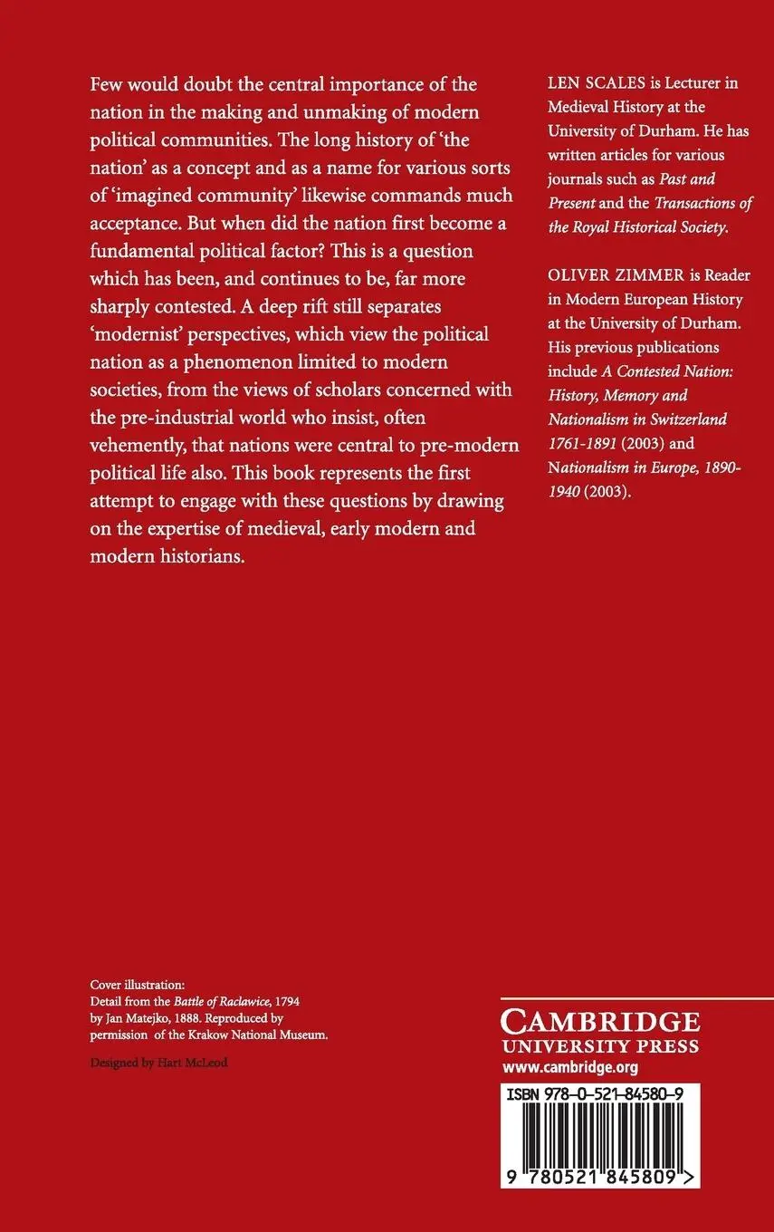 Rückseite: 9780521845809 | Power and the Nation in European History | Len Scales (u. a.) | Buch