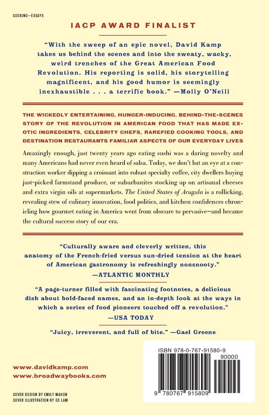 Rückseite: 9780767915809 | The United States of Arugula | David Kamp | Taschenbuch | Englisch