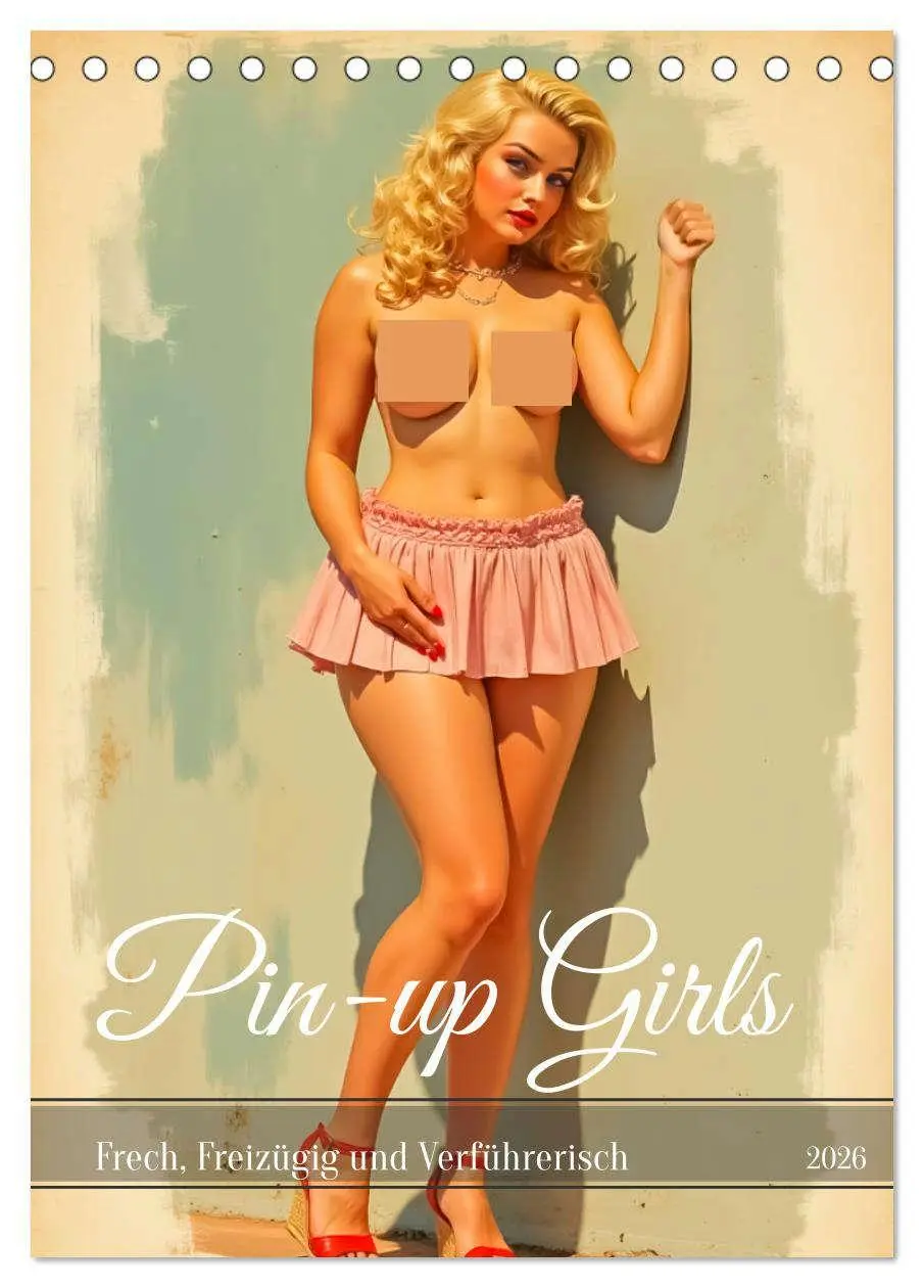Cover: 9783457295809 | Pin-up Girls - Frech, Freizügig und Verführerisch (Tischkalender...