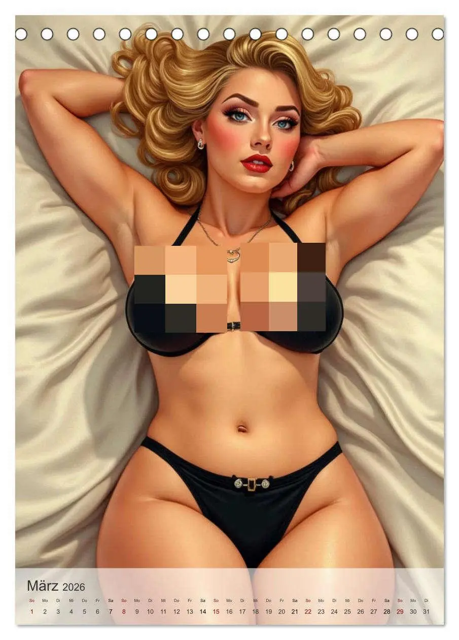 Bild: 9783457295809 | Pin-up Girls - Frech, Freizügig und Verführerisch (Tischkalender...