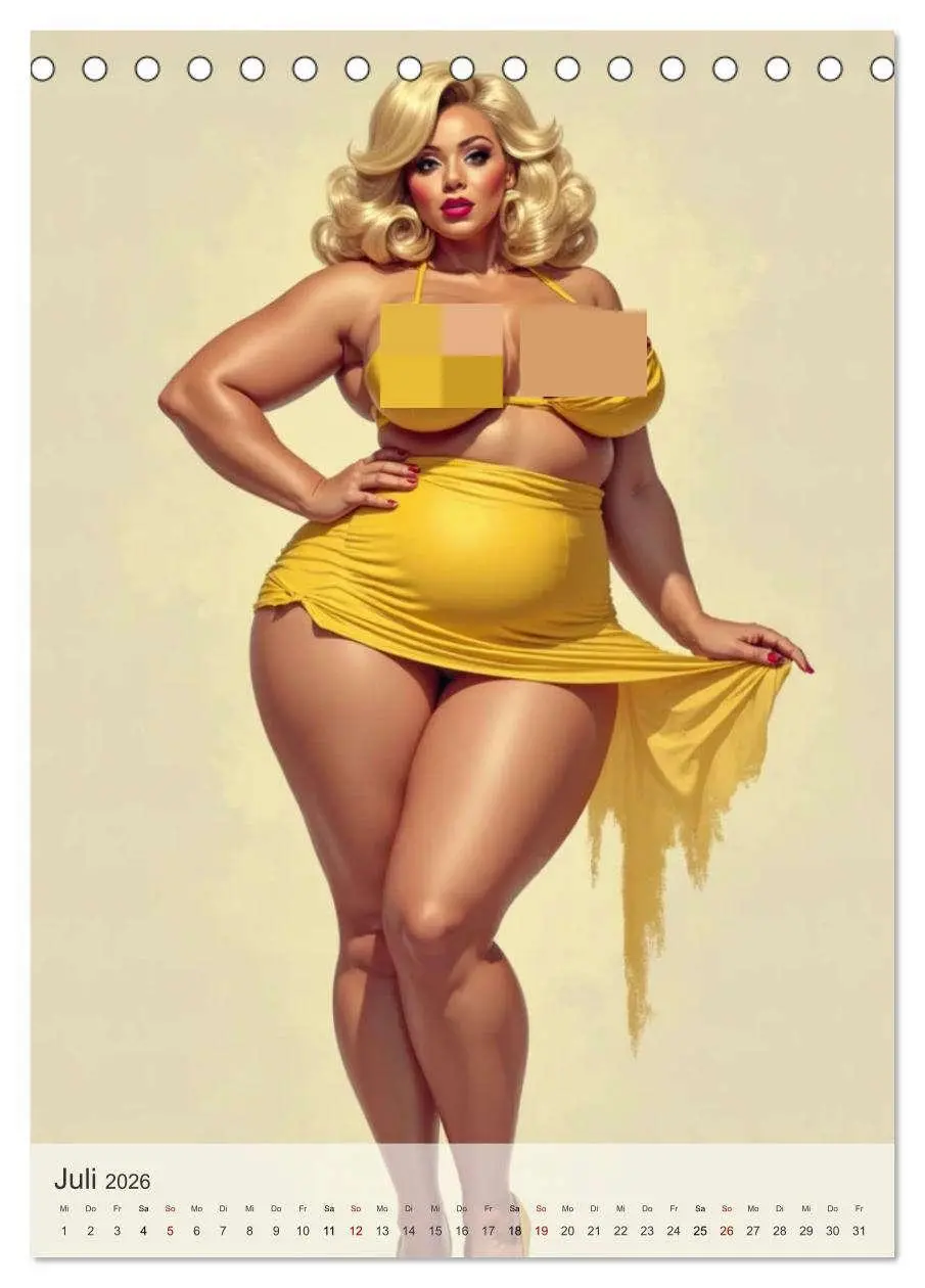 Bild: 9783457295809 | Pin-up Girls - Frech, Freizügig und Verführerisch (Tischkalender...