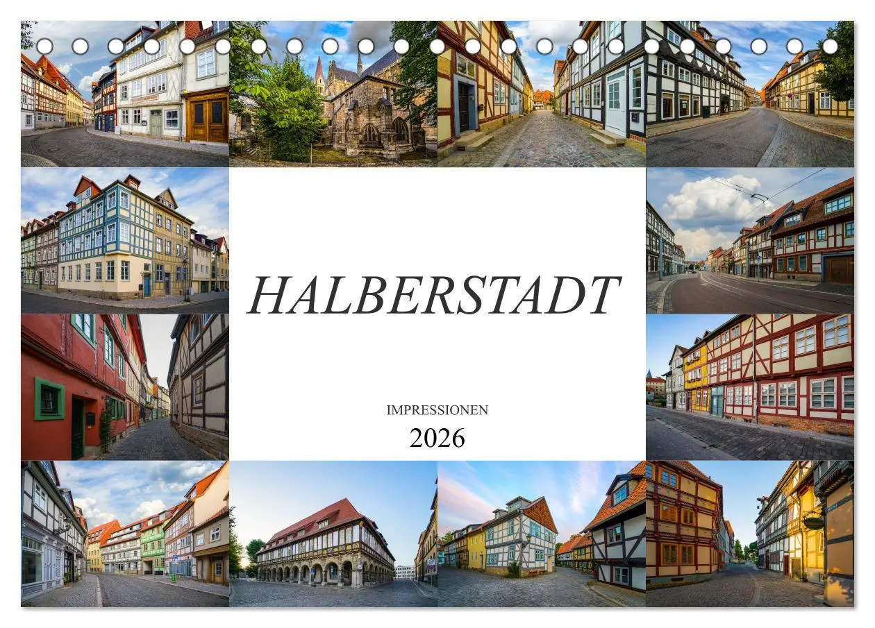 Cover: 9783457815809 | Halberstadt Impressionen (Tischkalender 2026 DIN A5 quer), CALVENDO...