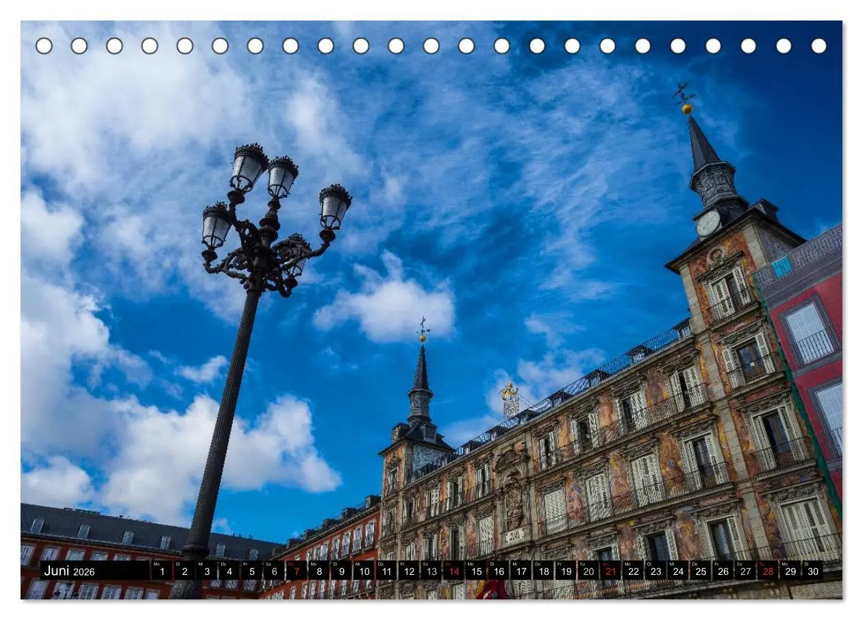 Bild: 9783457985809 | Metropole Madrid (Tischkalender 2026 DIN A5 quer), CALVENDO...