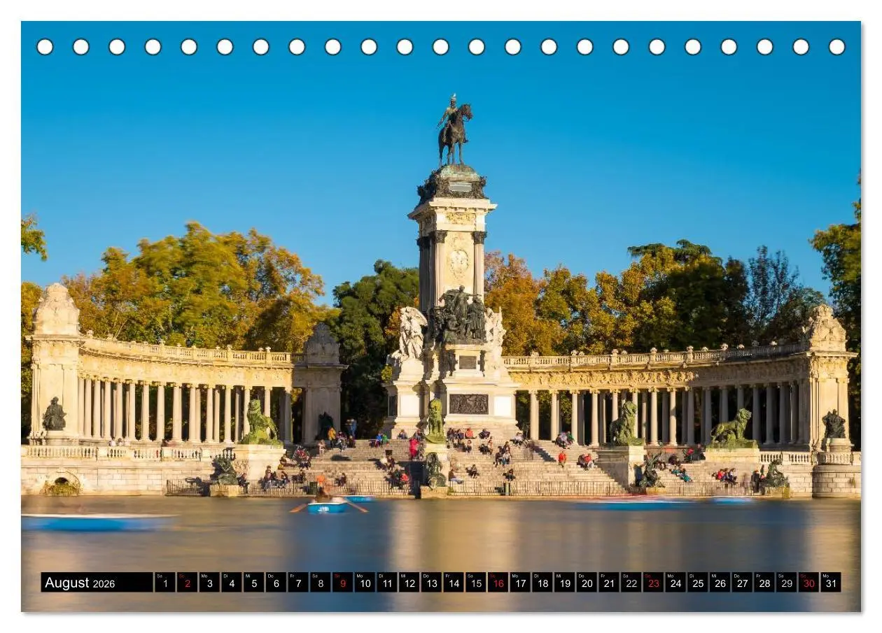 Bild: 9783457985809 | Metropole Madrid (Tischkalender 2026 DIN A5 quer), CALVENDO...